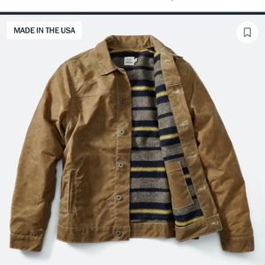 Wool-Lined Waxed Trucker Jacket Flint and Tinder